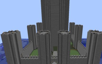 Minecraft Cobblestone Castle Minecraft Schematics, Old Minecraft, Minecraft Templates, Minecraft Houses Survival, Minecraft Pictures, Minecraft Castle, Minecraft Funny, Minecraft Construction, Minecraft Buildings