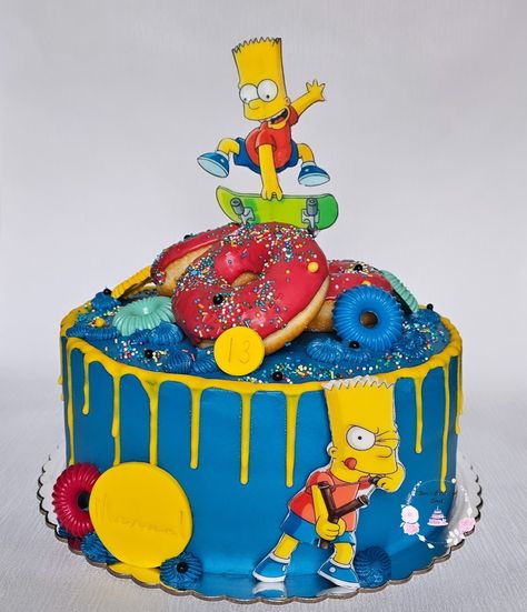 Bart Simpson Bart Simpson Cake, Simpsons Cake, Bart Simpson, Cake