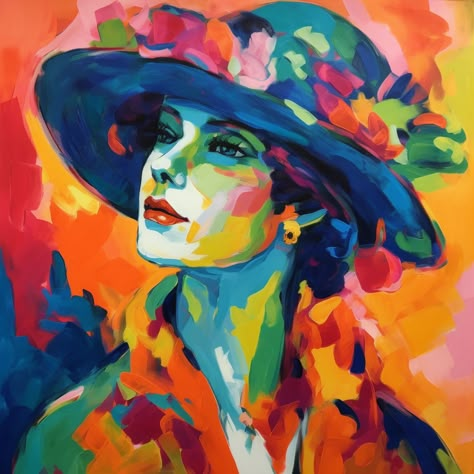 How to create an oil painting portrait that looks like a photo!#portraitpainting #abstractportraitpainting #acrylicportraitpainting #artisticportraits Fauvist Portraits, Herb Business, Portrait Palette, Fauvism Art, Your Face, Acrylic Portrait Painting, Portrait Artists, Abstract Portrait Painting, Digital Painting Portrait