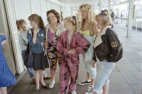 British Photography, Wood Photography, Tom Wood, Martin Parr, Woods Photography, New Brighton, Youth Culture, Street Photographers, Permed Hairstyles