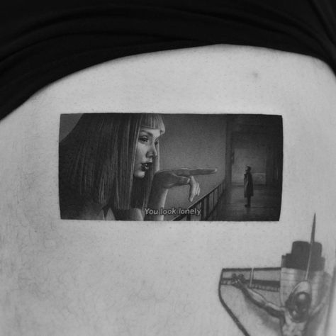 Blade Runner 2049 Tattoo, Film Tattoo, Runner Tattoo, Detailed Tattoos, Detailed Tattoo, Blade Runner 2049, Popular Characters, Realism Tattoo, Ryan Gosling