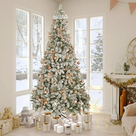 Silver tinsel tree