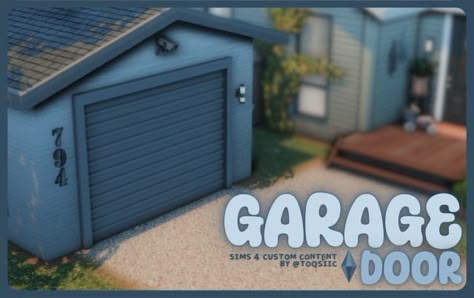 Garage Door - Sims 4 Custom Content Sims 4 Garage Cc, Sims 4 Garage Door Cc, Sims 4 Garage, Sims Finds, Cc Sims4, Loading Screen, Free Sims 4, Sims 4 Mm Cc, Sims 4 Cc Folder