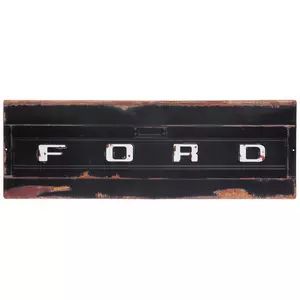 Ford Tailgate Metal Wall Decor Automotive House Decor, Ford Nursery Theme, Vintage Car Room Decor, Motorcycle Home Decor, Vintage Garage Decor, Garage Theme Bedroom, Vintage Car Room, Ford Decor, Mustang Decor