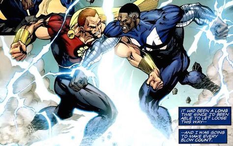 10 Physically Strongest Marvel Characters - Adam Brashear – AKA Blue Marvel Adam Brashear, Black Marvel Characters, Blue Marvel, Black Comics, Marvel Comic Universe, Black Characters, Marvel Comics Art, Comic Collection, Marvel Vs