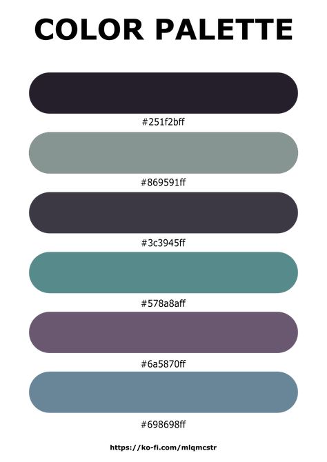 Bookstore Color Palette, Dark Color Palette, Dark Color, Dark Colors, Color Inspiration, Bookstore, Revenge, Color Palette, Social Media