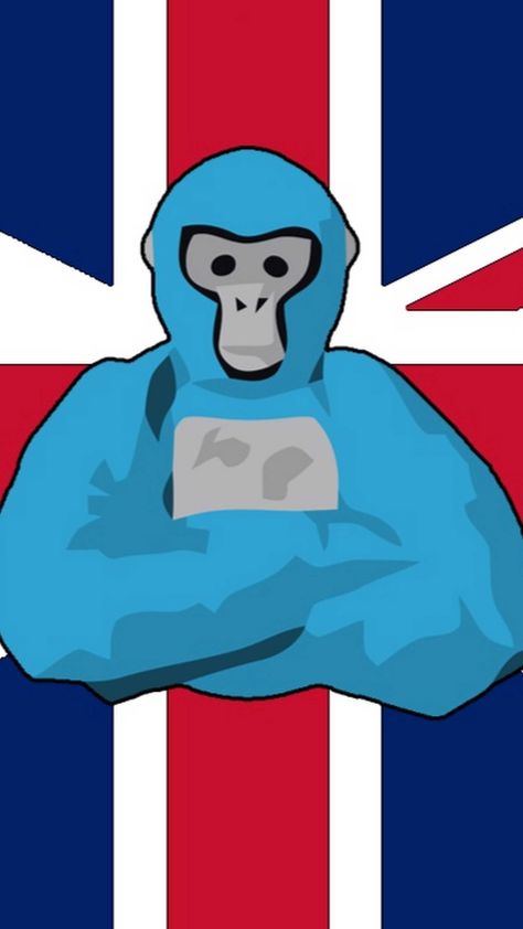 Gorilla Tag Wallpaper, Gorilla Tag Vr, Tag Wallpaper, Gorilla Tag Pfp, Peter Pan Images, Blue Gorilla, Gorilla Gorilla, Gorilla Tag, Monkey Wallpaper