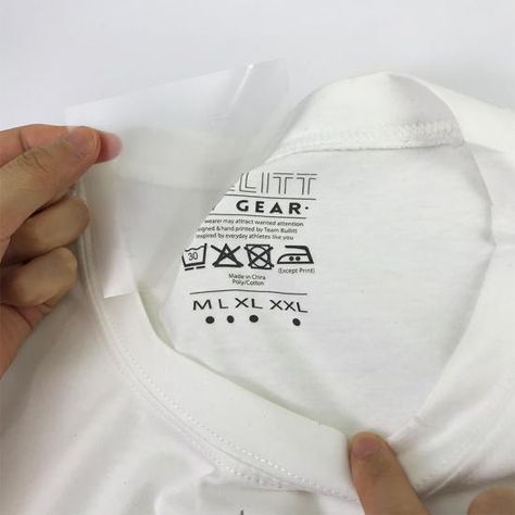 Professional Flat Rubber Silicone Heat Transfer Label For T-shirts Suppliers | Custom Service Bleach Alternative, Quick Quotes, Vinyl Labels, Neck Label, Collar Tshirt, Athletic Apparel, Clothing Care, Clothing Labels, Care Label