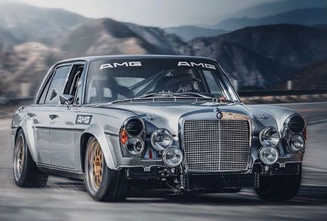 Badass Car, Mercedes Sport, Magnus Walker, Mercedes W114, Mercedes W123, Old Mercedes, Amg Car, Benz Classic, Benz Cars