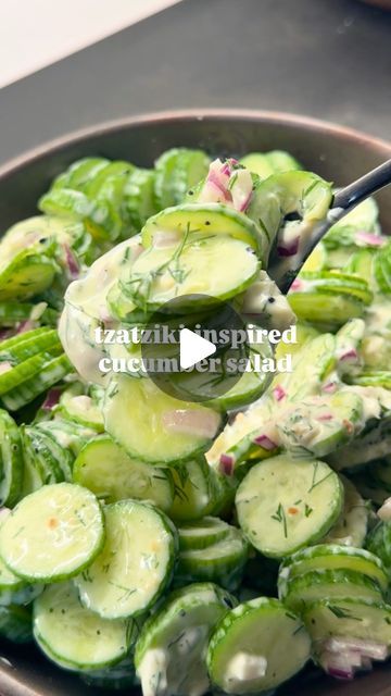 Arash Hashemi on Instagram: "@SHREDHAPPENS - TZATZIKI INSPIRED CUCUMBER SALAD.
.
You all know I love Persian cucumbers with practically every meal, and cucumber salads are having their moment (finally, thanks to @logansfewd )so lets make a tzatziki inspired salad - this has the best textures and flavors in each bite and its such a healthy way to stay satiated.
.
Here is how I made it:
.
1.Thinly slice 6 Persian or mini cucumbers. Add to a large mason jar or bowl.
.
2.Finely dice half a small red onion. You want this to be super finely diced.
.
3.Super finely chop a handful of fresh dill (about 2-3 tablespoons)
.
4.Squeeze the juice of half a lemon and add 1 minced garlic clove.
.
5. Top with 2 tablespoons of a good thick plain greek yogurt, 2 tablespoons of a GOOD olive oil, a couple pinch Persian Cucumber Salad, Unclog Arteries, Cucumber Salads, Everything Bagel Seasoning, Mini Cucumbers, Bariatric Diet, Bagel Seasoning, Persian Cucumber, Cucumber Recipes