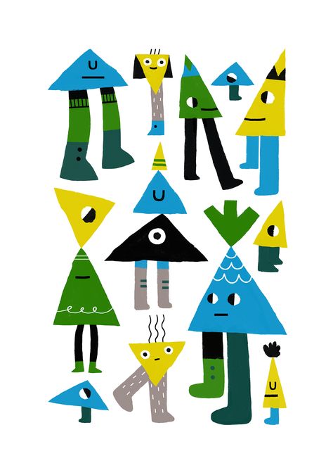 Triangle Geometric Design, Triangle Character Design, Abstract Character Design, Geometric Character Design, Triangle Poster, Geometric Character, Geometry Art Design, Triangle Illustration, Dance Illustration