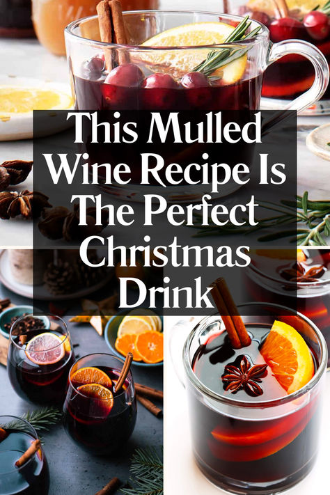 This Mulled Wine Recipe Will Instantly Make Your Home Smell Like Christmas Spice Wine Recipe, Spiced Mulled Wine, Martha Stewart Mulled Wine, Stove Top Mulled Wine, Hot Wine Recipe Christmas, Crock Pot Mulled Wine, Mulling Spice Recipe Wine, Mulled Red Wine Recipe, Hot Mulled Wine Recipe