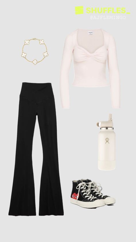 Outfit Ideas Aritzia, Flared Tights Outfit, Flare Tights Outfit, Outfit Edits, Aritzia Outfit, Flare Leggings Outfit, Flare Outfit, School Moodboard, Vanilla Girl Aesthetic