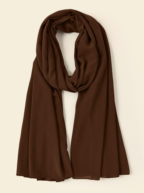 Brown Scarf Outfit, Scarf Aesthetic, Dress Your Truth, For King And Country, Brown Scarf, Plain Scarves, Brown Scarves, Pretty Nature, Scarf Outfit