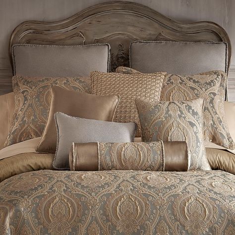 Gold Comforter Set, Tuscan Bedroom, Green Comforter Sets, Gold Comforter, Comforters Sets, Luxury Comforter Sets, Bedroom Comforter Sets, Green Comforter, Rose Tree