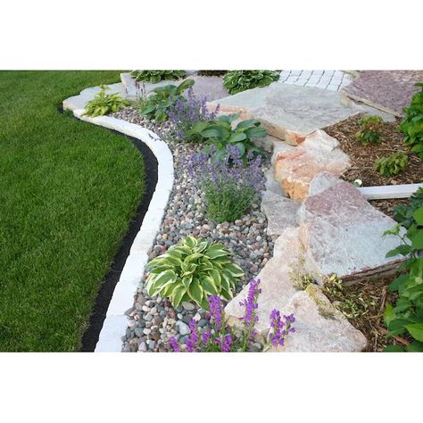 14-in L x 4-in W x 4-in H Limestone Natural Stone Straight Edging Stone in the Edging Stones department at Lowes.com Edging Stones, Flower Bed Borders, Stone Quarry, Border Plants, Natural Selection, Paving Stones, Landscaping With Rocks, Lowes Home Improvements, Straight Edge