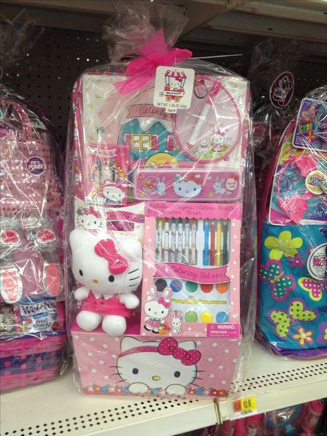 Hello Kitty Easter Basket, Hello Kitty Cosas, Hello Kitty Easter, Pink Easter Basket, Hello Kitty Bedroom, Kitty Toys, Batman Gifts, Hello Kitty Gifts, Images Hello Kitty