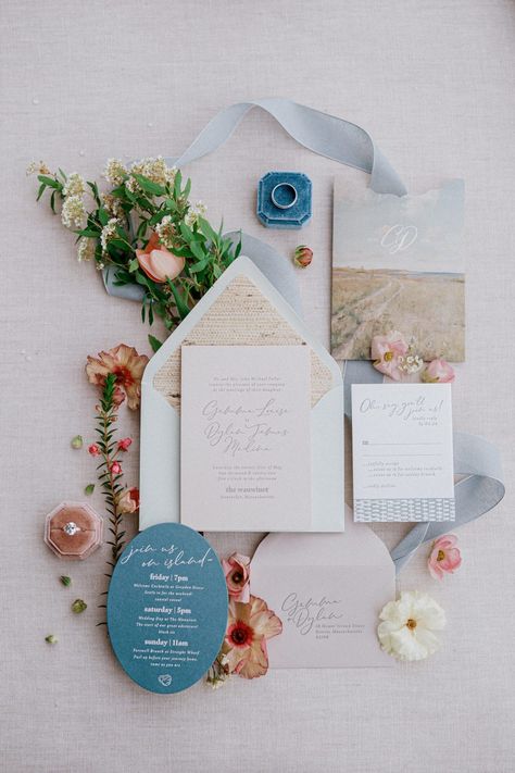 Coastal Wedding Ideas, Nantucket Wedding, Chic Wedding Invitations, Last Days Of Summer, Summer Wedding Invitations, Lakeside Wedding, Blue Wedding Invitations, England Wedding, Coastal Wedding