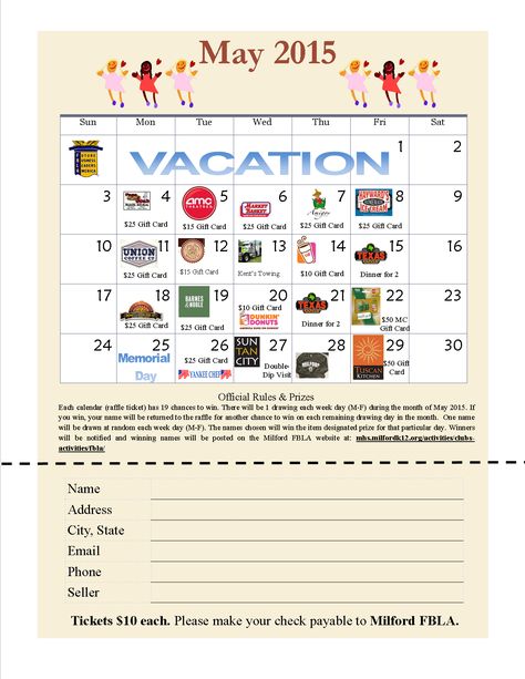 Calendar Raffle Fundraiser, Calendar Fundraiser Ideas, Gala Planning, Calendar Fundraiser, Pinterest Mom, Card Calendar, Raffle Ideas, Pto Ideas, Auction Ideas