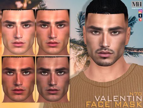 Magic Hands, Sims 4 Game, Cc Finds, The Sims4, Sims 4 Cc, Male Face, Sims Cc, Facial Hair, Skin Color