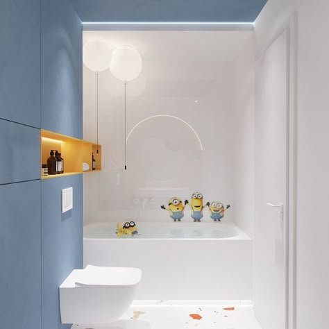 IMAGINATIVE AND CRAZY on Behance Crazy Bathroom, Crazy Bathrooms, Modern Kids Bathroom, Apartment Lifestyle, Ideas Habitaciones, Modern Cupboard Design, Small House Interior Design, Interior Design Presentation, Washroom Design