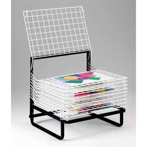 Spring Loaded Drying Rack (10 Shelf) | Rapid Online A2 Size Paper, Workspace Organization, Art Studio Storage, Printing Studio, Free Paint, Art Studio Space, Art Studio Organization, Art Studio Room, Drying Racks