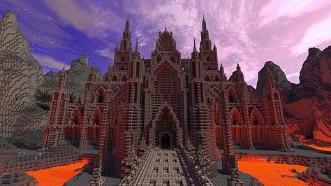 Dark castle Minecraft Castle Blueprints, Castle Minecraft, Minecraft Kingdom, Minecraft Mansion, Minecraft Images, Minecraft Structures, Dark Castle, All Minecraft, Easy Minecraft Houses