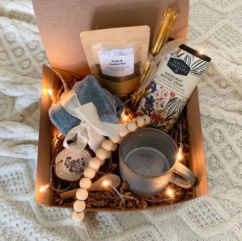 grief care package Hygge Box, Self Care Package, Small Wooden Spoons, Hygge Gifts, Gift Baskets For Women, Honey Sticks, Spa Gift Basket, Gift Boxes For Women, Gourmet Cookies