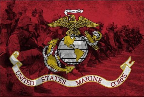 Usmc Wallpaper, Marine Corps Quotes, Marine Flag, Marine Corps Gift, Once A Marine, Patriotic Images, American Flag Art, Patriotic Pictures, Marine Veteran