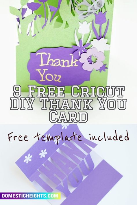 thank you card ideas, free svg templates Thank You Card Svg Free, Thank You Card Design Handmade, Cricut Thank You Cards, Kirigami Templates, Pop Up Flower Cards, Cricut Birthday Cards, Cricut Birthday, Svg Templates, Card Design Handmade