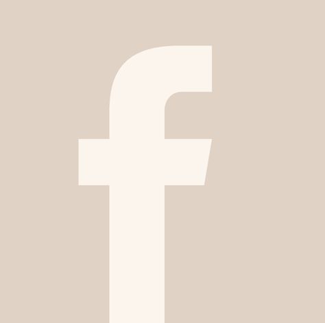 Facebook Facebook App Icon Aesthetic, Facebook Icon Aesthetic, Beige Widget, Facebook App Icon, Leaves Aesthetic, Facebook Icon, App Ikon, Lockscreen Ios, Facebook Icons