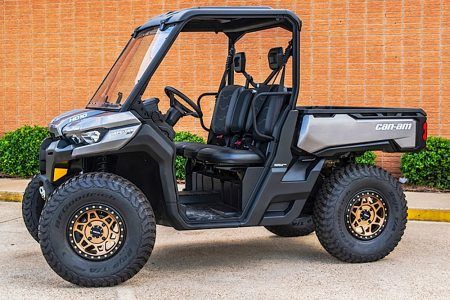 CAN-AM DEFENDER HD10 UPGRADE – UTV Action Magazine Off Road Cars, Can Am Defender, Mobil Off Road, Custom Golf Carts, Weekend Camping Trip, Mini Bus, Quad Bike, All Terrain Tyres, Expedition Vehicle