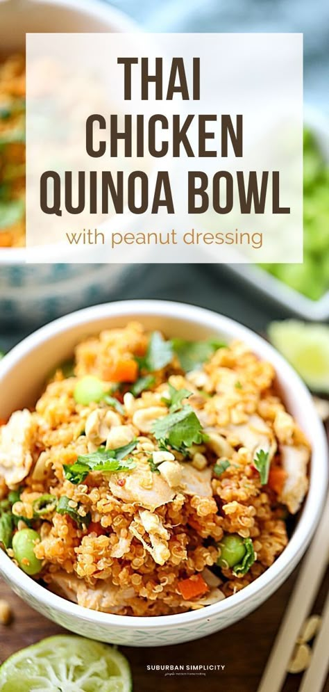 Quinoa Recipes Easy, Bowls Recipes, Quinoa Recipes Healthy, Quinoa Bowls, Healthy Bowls Recipes, Recipes Quinoa, Chicken Quinoa, Healthy Bowls, Quinoa Bowl