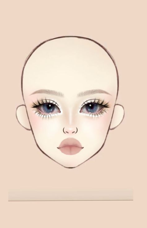 Make Up Styles To Try, Asian Makeup Tutorials, Makeup Charts, Anime Eye Makeup, Sparkly Makeup, Makeup Drawing, Learn Makeup, Makeup Books, Cute Eye Makeup