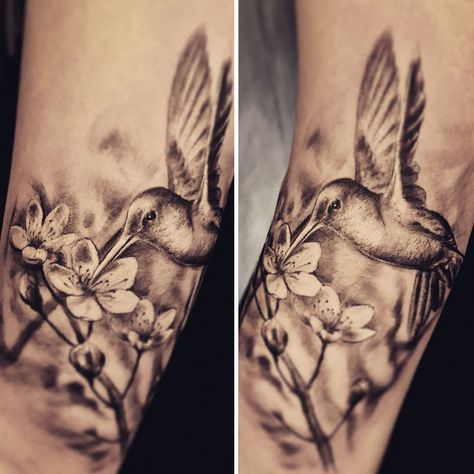 Bird And Flower Tattoo Forearm, Birds And Flowers Tattoo Sleeve, Birds Tattoo Design, Flower And Bird Tattoo Sleeve, Flower Into Birds Tattoo, Wildflower And Bird Tattoo, Realistic Bird Tattoo, Bird And Flower Tattoo, Bird Tattoos Arm