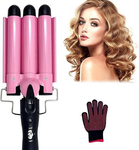 Three Barrel Curls, Crimper Hair, Wand Curler, 3 Barrel Curling Iron, Hair Tool Set, Barrel Curling Iron, Hair Crimper, Barrel Curls, Hair Waver