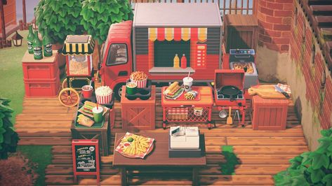 Acnh Small Area Ideas City, Small Areas Acnh, Acnh Space Fillers City, Acnh Outdoor Cinema, Acnh Small Space Fillers, Cozy Animal Crossing, City Acnh, Achn Ideas, Acnh Interior