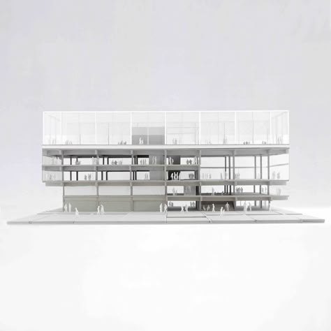 Structural Model, Open Staircase, Architectural Model, Arch Model, Architecture Rendering, Diagram Architecture, Architecture Portfolio, Architecture Presentation, School Architecture