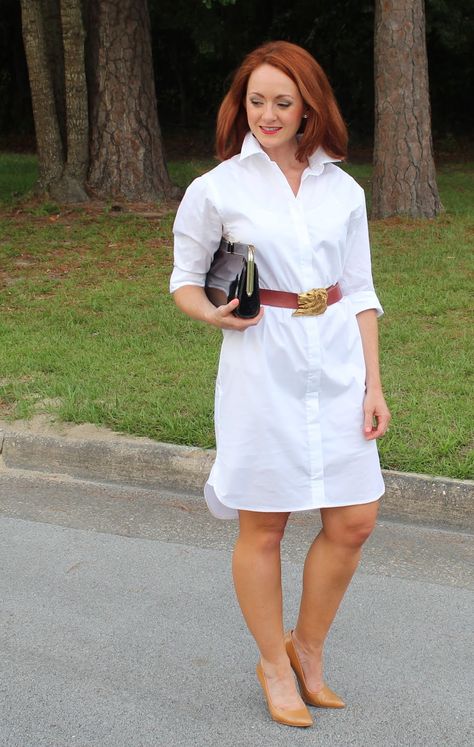 White Shirt Dress Outfit Classy, White Shirt Dress Outfit, Shirt Dress Outfit, Green Shirt Dress, African Wear Dresses, Casual Outfit Inspiration, Women's Outfits, Professional Style, Nice Clothes