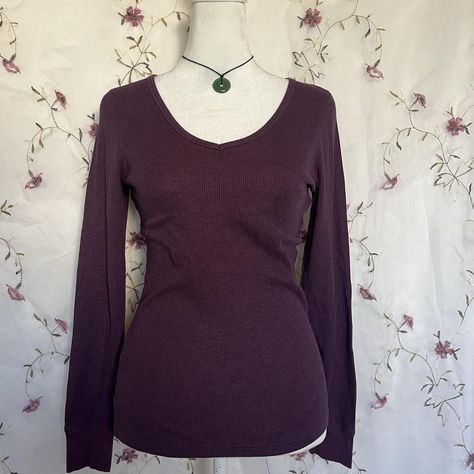 Purple long sleeve best fits a small - Depop Purple Skirt Outfit Ideas, Purple Goth Outfits, Dark Purple Outfit, Dark Purple Shirt, Purple Skirt Outfit, Kobra Kai, Purple Clothes, Purple Long Sleeve Shirt, High School Fashion