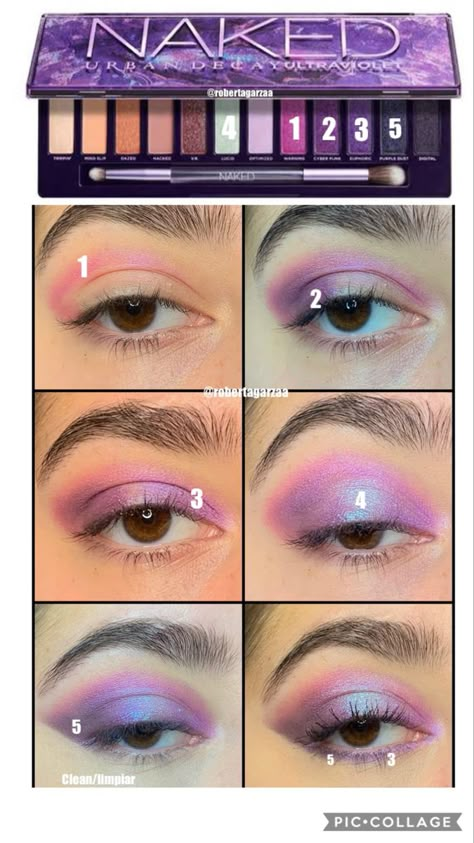 Look con urban decay ultraviolet paso a paso #lookultraviolet #urbandecayeyemakeup #nakedultraviolte #tutorial #tutoriallookmorado  #makeupmorado #purple #purplemakeup #tutorialmakeup #pasoapaso Eyeshadow Looks Urban Decay, Urban Decay Makeup Tutorial, Ultraviolet Urban Decay Looks, Urban Decay Palette Looks, Urban Decay Ultraviolet Palette Looks, Ultraviolet Palette Looks, Urban Decay Ultraviolet Looks, Urban Decay Makeup Looks, Urban Decay Robin Eisenberg Looks