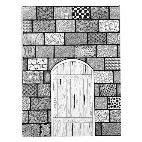 Easy Urban Sketches For Beginners, Black And White Pen Art, Linear Doodles, Black And White Doodle Art, Zentangle Patterns Step By Step, Black Pen Art, Black And White Doodles, Color Theory Art, Fineliner Art