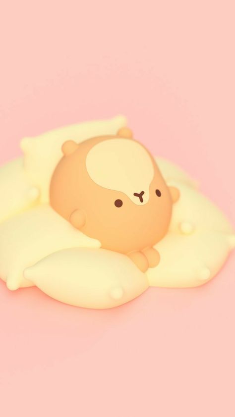 Molang Cute, Molang And Piu Piu, Molang Wallpaper, Kawaii Icons, Caracter Design, Kawaii Toys, Cute Pastel Wallpaper, Kawaii Doodles, 3d Artwork