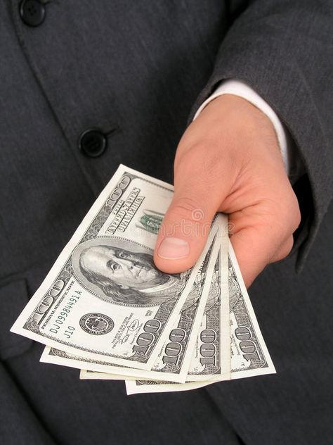 Businessmana€?s Hand Offering Money. Hand Offering Money , #AD, #Hand, #Businessman, #Money, #Offering #ad Hand Holding Money, Money Photo, Holding Money, Business People, Us Dollars, Business Man, Stock Images Free, Photo Image, Finance