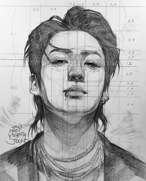 Korean Actors Drawing, Jungkook Pencil Sketch, Chromebook Aesthetic, Jimin Sketch, Pencil Sketch Tutorial, Fanart Jimin, Drawing Tut, Sketch Tutorial, Study Drawing