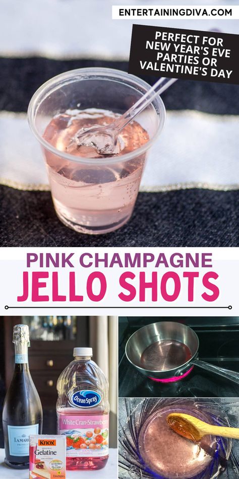 Champagne Jello Shots Recipe, Blue Hawaiian Jello Shots, Pina Colada Jello Shots, Champagne Jello, Champagne Jelly, Champagne Jello Shots, Best Jello Shots, Jello Shots Recipe, Jello Shot Cups