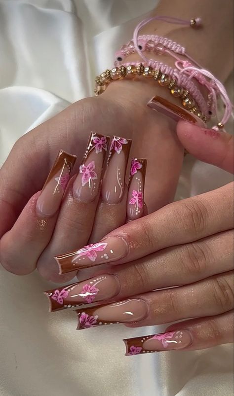 Latina Nails, Girly Acrylic Nails, Glow Nails, Long Acrylic Nails Coffin, Unique Acrylic Nails, Long Square Acrylic Nails, Bling Acrylic Nails, Acrylic Nails Coffin Short, Pink Acrylic Nails