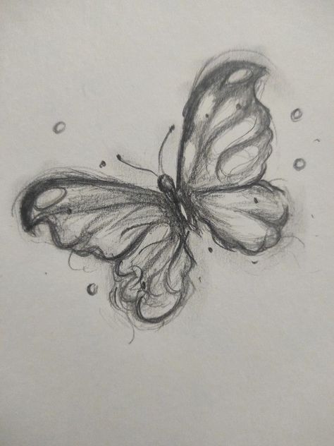 Butterfly Drawing Sketches, Improve Your Drawing, Butterfly Sketch, Animation Art Sketches, Meaningful Drawings, Your Drawing, Butterfly Drawing, Easy Doodle Art, Easy Doodles Drawings