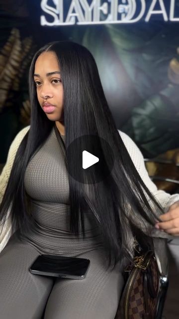 DAILY DOSE OF HAIR™️ on Instagram: "@slayedbydalvi Quick Weave Half & Half Tapes & Bundles for @indiaroyale 😍💘🩷📸  #quickweave #tapeins #explore" Bust Down Middle Part Sew In, Straight Quick Weave Middle Part, Middle Part Quick Weave Straight, Long Sew In Weave Hairstyles, Quick Weave Hairstyles Middle Part, Long Quick Weave Hairstyles, 30 Inch Bussdown Middle Part, Quick Weave Middle Part, Middle Part Quickweave