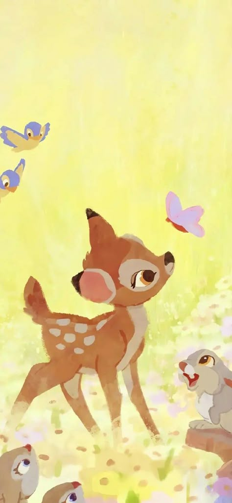 Bambi Iphone Wallpaper, Bambi Winter Wallpaper, Skinnydip Wallpaper, Bambi Lockscreen, Bambi Wallpaper Aesthetic, Bambi Aesthetic Wallpaper, Old Disney Aesthetic Wallpaper, Deer Wallpaper Aesthetic, Disney Hd Wallpapers